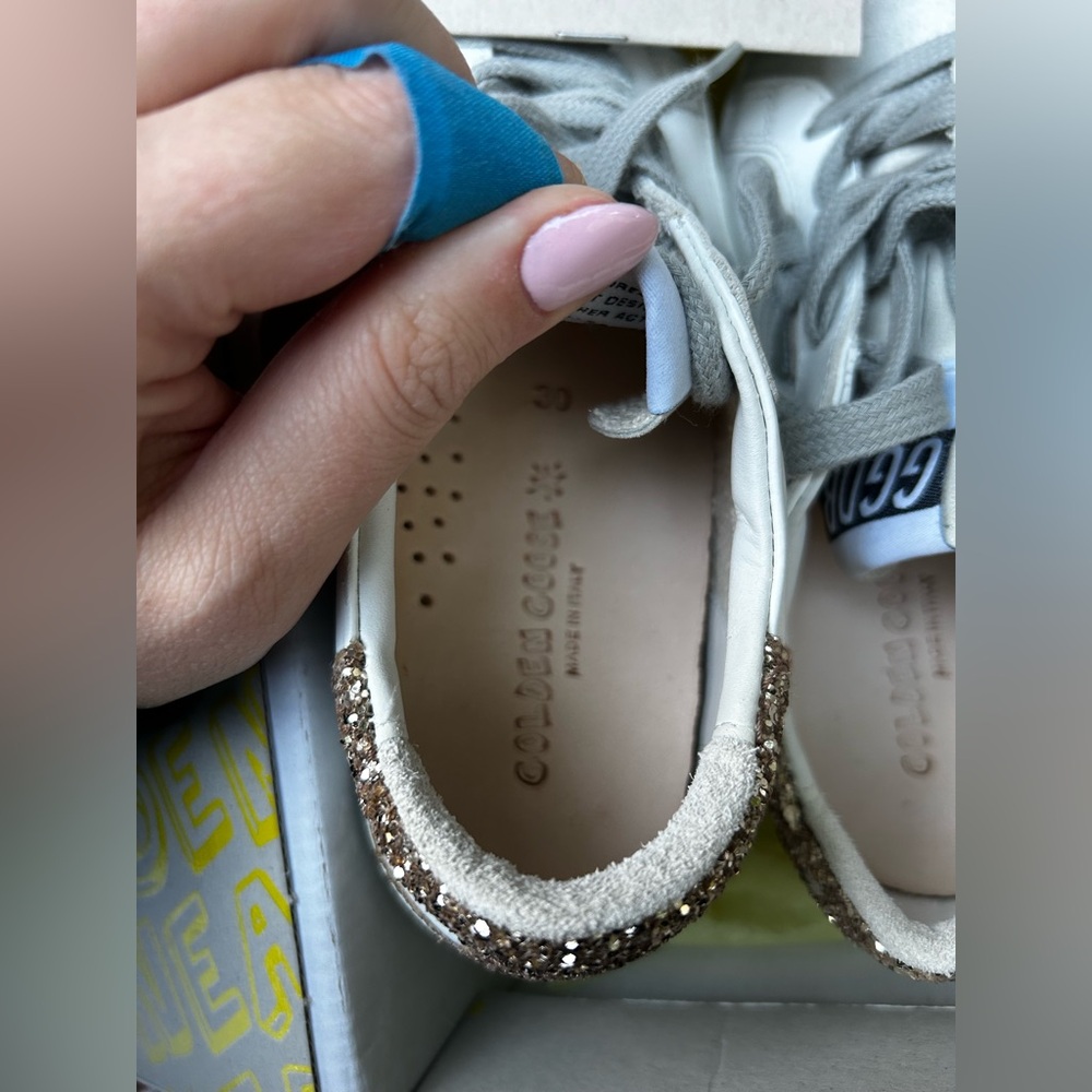 ❌SOLD❌Golden Goose Kids Super Star Classic with Spur NEW IN BOX! - Picture 11 of 14